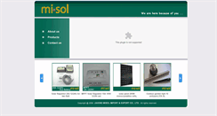 Desktop Screenshot of misolie.com
